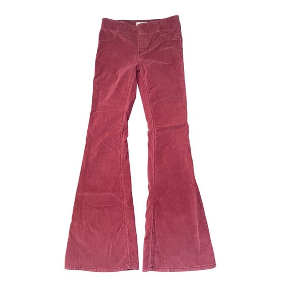 We the free Free People brown flare corduroy pull on pants SIze 27 - Picture 1 of 6